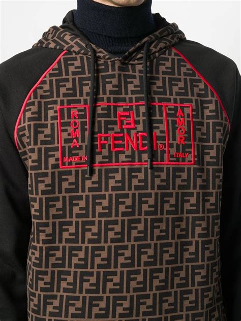 fendi men's hoodie|farfetch Fendi hoodie.